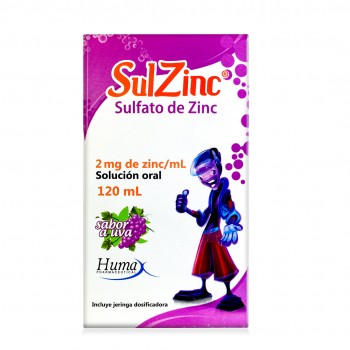 Sulzinc (Sulfato De Zinc)...