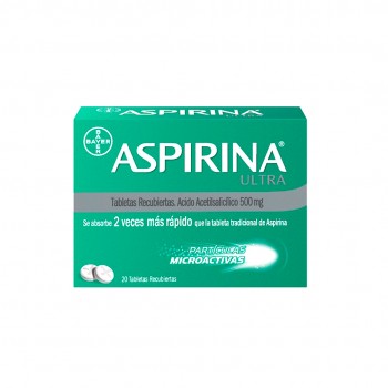 Aspirina Ultra 500mg Cj x...
