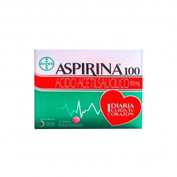 aspirina 100 cj x 28 tab bayer