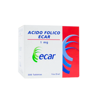 Acido folico 1mg cj x 300 tab