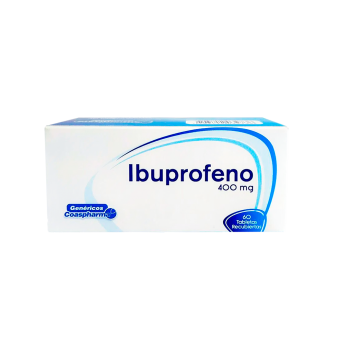 Ibuprofeno 400 mg. Caja X...