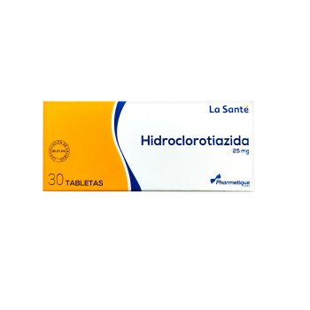 Hidroclorotiazida 25mg X 30...