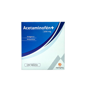 Acetaminofen 500mg caja X...
