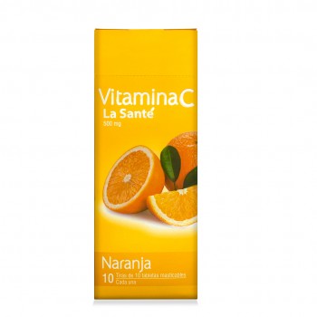 Vitamina C 500mg Naranja...