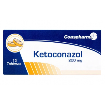 Ketoconazol 200mg Caja X 10...