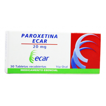 Paroxetina 20mg Caja X 30...