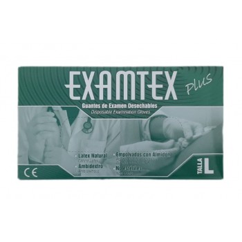 Guante Examen Latex Caja x100 Examtex
