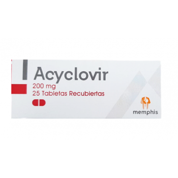 Acyclovir 200mg Caja x 25...
