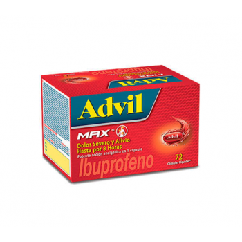 Advil Max cj x 72 capsulas
