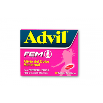 Advil Fem Cj x 10 capsulas