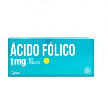 Acido Folico 1mg Caja x 400...