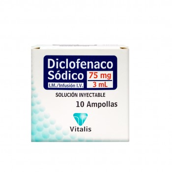 Diclofenaco Ampolla 75mg X...