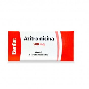 Azitromicina 500mg cj x 3...