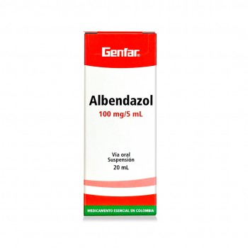Albendazol 100mg/5ml Susp...